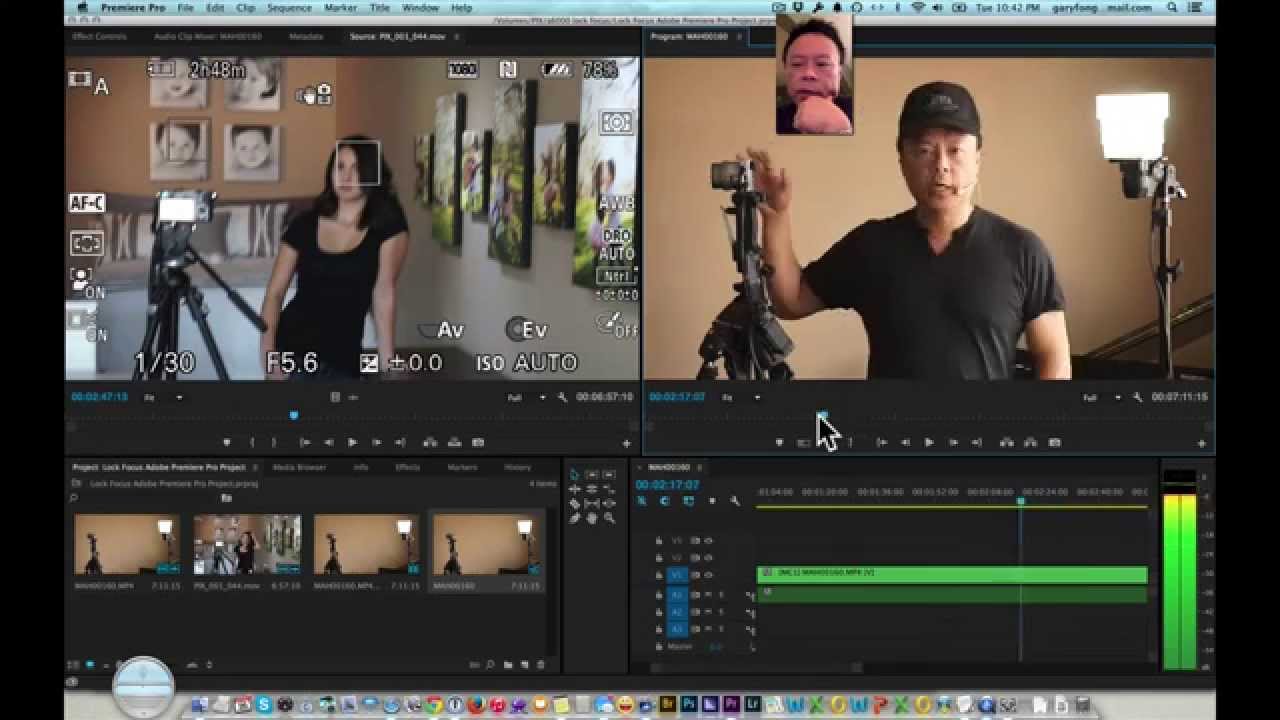 use mac camera for recording vcideo